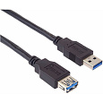 PremiumCord USB-A/USB-A prodlužovací kabel 3m černý