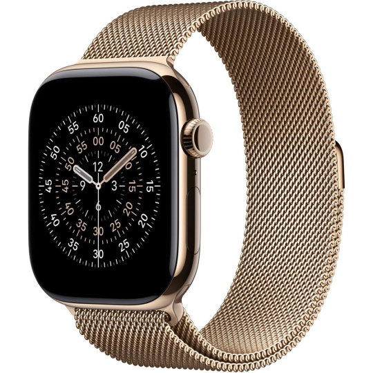 Apple Watch 49/46/45/44mm zlatý milánský tah M/L