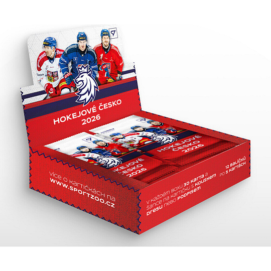 Hokejové kartičky SportZoo - Hokejové Česko 2026 Hobby box