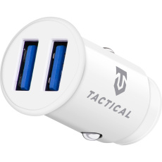 Tactical 2x USB-A autonabíječka bílá