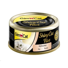 SHINY CAT filet kure ve vyvaru 70g konzerva SHINY CAT filet kure ve vyvaru 70g konzerva