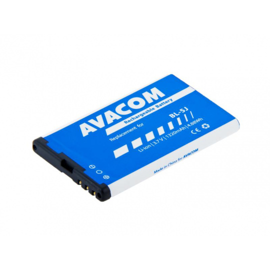 AVACOM baterie do mobilu Nokia 5230, 5800, X6 Li-Ion 3,7V 1320mAh (náhrada BL-5J)