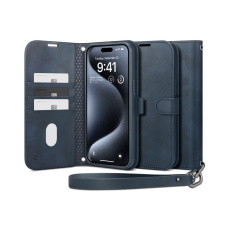 Spigen Wallet S Pro pouzdro iPhone 15 Pro Max modré