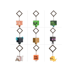Mystery figurka na klíče Paladone Minecraft - Backpack Buddies V3 (Blind Box)