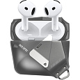 Aulumu A29 Geometric Case pouzdro AirPods 4 Translucent Gray