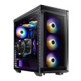 ADATA XPG case BATTLECRUISER Mid-Tower, bez zdroje, 4x 120mm ARGB Fan, Černá