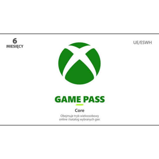 Xbox Game Pass Core – 6 - měsíční členství Xbox Game Pass Core – 6 - měsíční členství