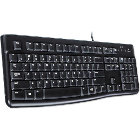 Logitech Klávesnice K120 CZ/SK USB černá