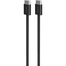 PURO Fabrik 2.0 USB-C/USB-C kabel (60W) 1,5 m, černý