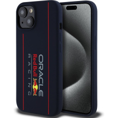 Oracle Red Bull Racing Silicone Vertical Logo MagSafe kryt iPhone 15 modrý