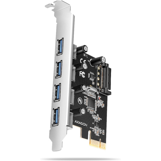 AXAGON PCEU-430RS Pcle řadič 4x USB 3.2 Gen 1