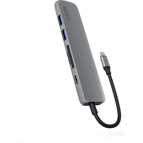 iWant 6v1 hliníkový hub 8K s USB-C vesmírně šedý iWant 6v1 hliníkový hub 8K s USB-C vesmírně šedý