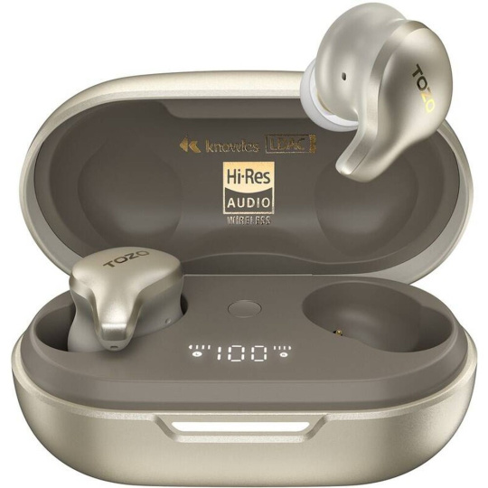 TOZO GOLDEN X1 bezdrátová sluchátka zlatá