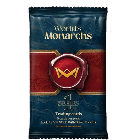 Sběratelské karty 2025 World's Monarchs - Series 1 booster Sběratelské karty 2025 World's Monarchs - Series 1 booster
