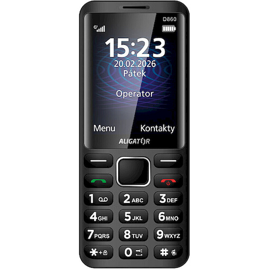 Aligator D860 Dual SIM černý