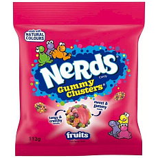 Bonbony Nerds Clusters - Ovocné příchutě 113 g