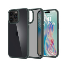 Spigen Ultra Hybrid kryt iPhone 15 Pro Max tmavě zelený