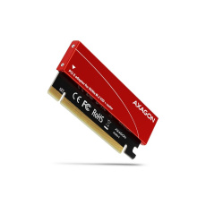 AXAGON PCEM2S PCIe x16 M.2 NVMe Mkey slot adaptér + pasivní chladič