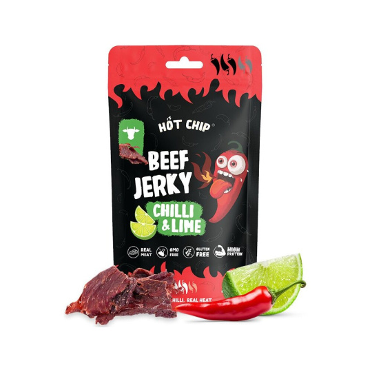 Jerky Hot-Chip - Chilli a Limetka 25 g