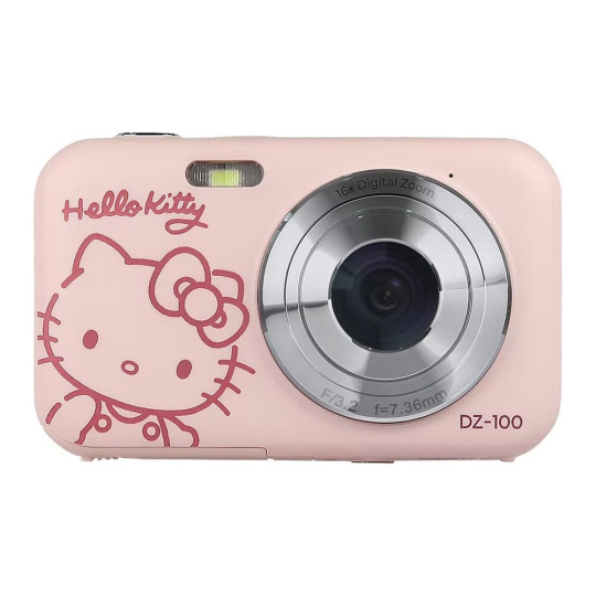 YASHICA x Hello Kitty DZ-100 digitální fotoaparát růžový YASHICA x Hello Kitty DZ-100 digitální fotoaparát růžový
