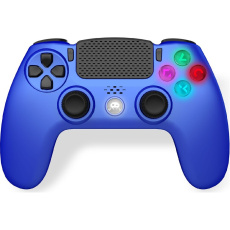 Freaks and Geeks bezdrátový herní ovladač pro PS4 metalicky modrá