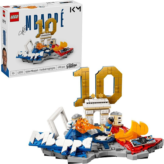 LEGO Editions 43013 Kylian Mbappé – Hvězdné momenty fotbalu