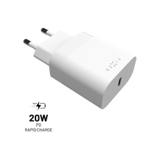 FIXED nabíječka  s USB-C výstupem a podporou PD 20W bílá