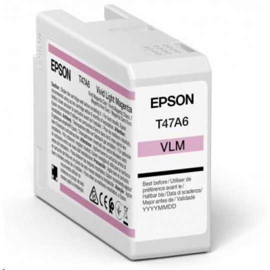 EPSON ink Singlepack Vivid Light Magenta T47A6 UltraChrome Pro 10 ink 50ml