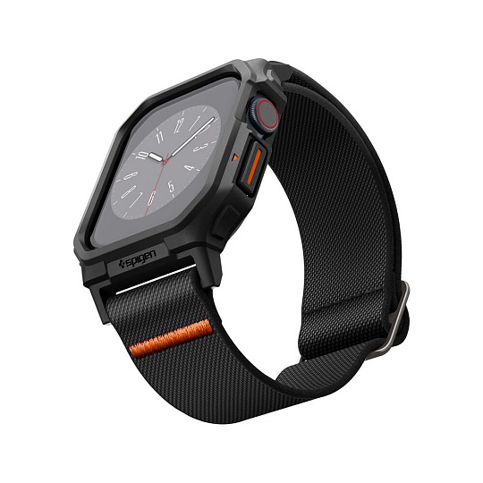 Spigen Lite Fit Pro řemínek s krytem Apple Watch 10/11 (46mm) matně černý Spigen Lite Fit Pro řemínek s krytem Apple Watch 10/11 (46mm) matně černý