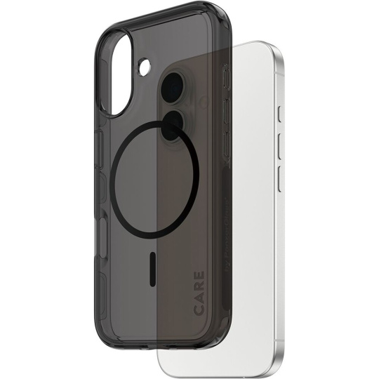 PanzerGlass® CARE Smokey kryt s MagSafe Apple iPhone 17 kouřový/černý