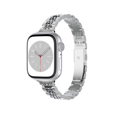 Spigen Shine Fit řemínek Apple Watch 42/41/40/38mm stříbrný