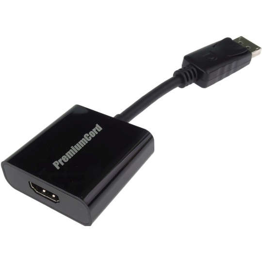 PremiumCord adaptér DisplayPort - HDMI M/F 15cm PremiumCord adaptér DisplayPort - HDMI M/F 15cm