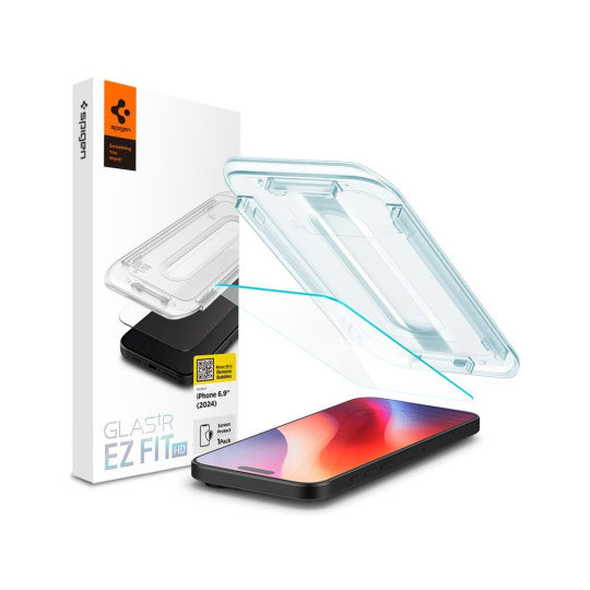 Spigen Glass tR EZ Fit HD tvrzené sklo iPhone 16 Pro Max čiré