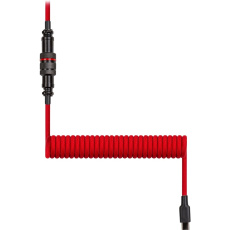 Yenkee YCU COIL RD kroucený kabel USB-A/USB-C červený
