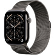 Apple Watch Series 11 Cellular (46mm) Břidlicově šedý titan s břidlicově šedým milánským tahem M/L