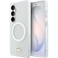 Lacoste PC/TPU Frosted Finish Gold Logo Magnetic kryt Samsung Galaxy S26 bílý