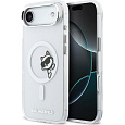 Karl Lagerfeld IML Choupette Peekaboo MagSafe kryt iPhone Air čirý