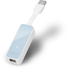 TP-LINK UE200 adaptér USB 2.0 na Ethernet, modro-bílý