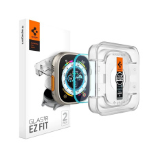 Spigen Glass EZ Fit 2 Pack sklo Apple Watch Ultra 49mm čiré