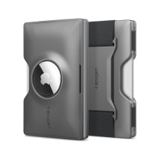 Spigen Wallet S Card Holder peněženka s Card Key Ring pro Apple AirTag šedá