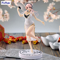Figurka Furyu Super Sonico Trio-Try-iT - White China Dress 21 cm