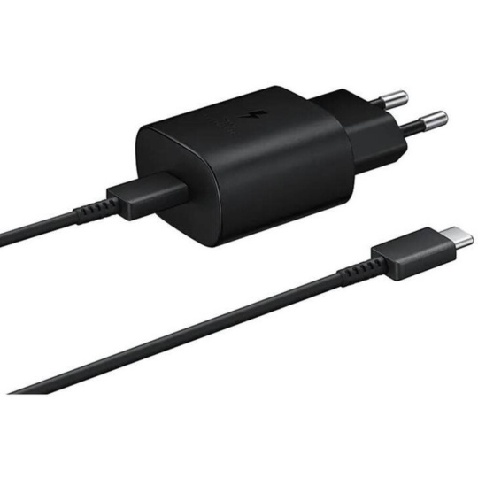 Samsung 25W USB-C nabíječka s kabelem černá (Bulk)