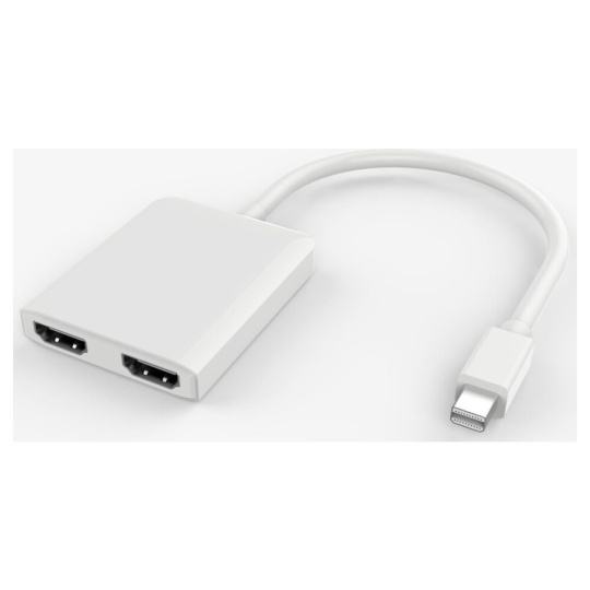 PremiumCord adaptér mini DisplayPort - 2x HDMI, 4K*2K@30Hz