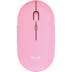 Trust Puck bezdrátová myš růžová