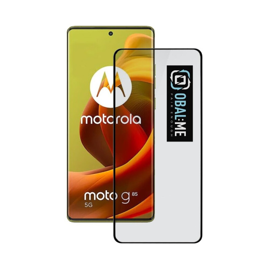 OBAL:ME 5D tvrzené sklo Motorola G85 černé