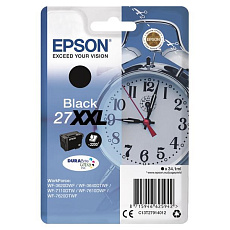 EPSON ink čer Singlepack "Budík" Black 27XXL DURABrite Ultra Ink