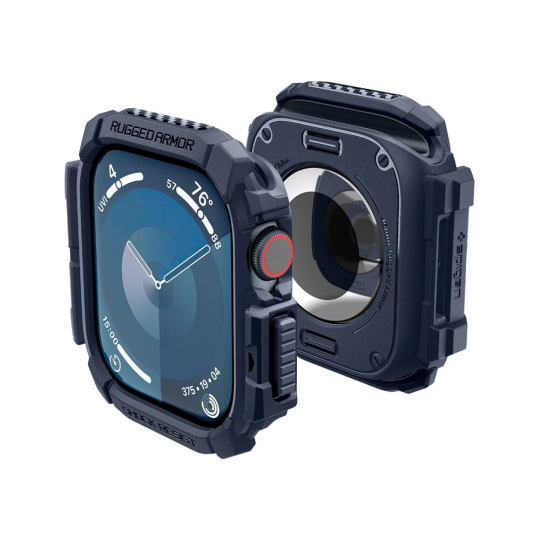 Spigen Rugged Armor kryt pro Apple Watch 10/11 (46mm) námořně modrý