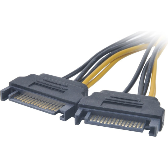 Akasa SATA adaptér 2 x SATA na 6pin PCIe Akasa SATA adaptér 2 x SATA na 6pin PCIe