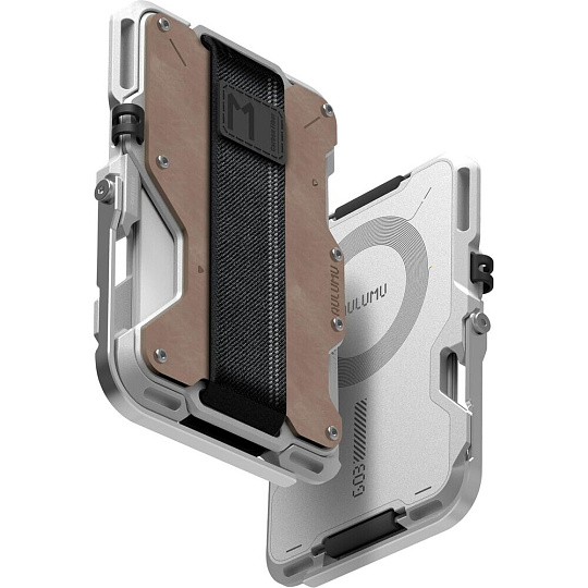Aulumu G03 Multi-Tool Magnetic Metal Wallet MagSafe peněženka Genuine Leather Cover Aulumu G03 Multi-Tool Magnetic Metal Wallet MagSafe peněženka Genuine Leather Cover