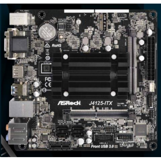 BAZAR - ASRock MB Int.procesor J4125-ITX, 2xDDR4, VGA, mini-ITX - Po opravě (Bez příšlušenství)